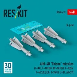 AIM-4D "Falcon" missiles 1:48