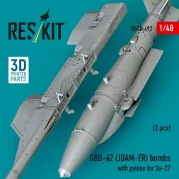 GBU-62 (JDAM-ER) bombs w/ pylons for Su-27 1:48