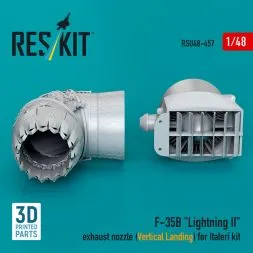 F-35B exhaust nozzle (Vertical Landing) for Italeri 1:48