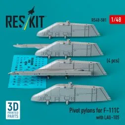 F-111C Pivot pylons with LAU-105 1:48