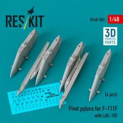 F-111F Pivot pylons with LAU-105 1:48