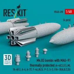 Mk.83 bombs with MAU-91 thermally protected 1:48