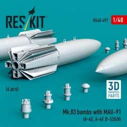 Mk.83 bombs with MAU-91 1:48