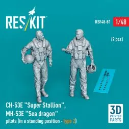 CH-53E/ MH-53E pilots (standing - type 2) 1:48