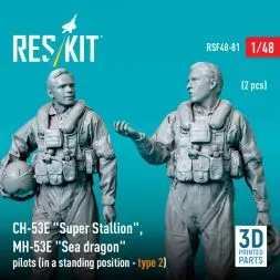 CH-53E/ MH-53E pilots (standing - type 2) 1:48