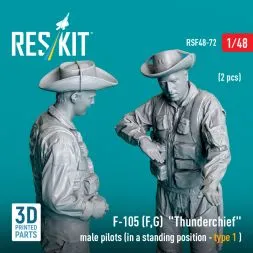 F-105 (F, G) pilots (standing - type 1) 1:48