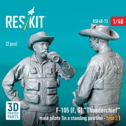 F-105 (F, G) "Thunderchief" pilots (standing - type 2) 1:48