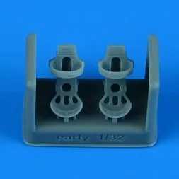 German Luftwaffe WWII pedals - early v. 1:32