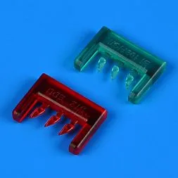 Bf 109F/G/K colored position lights 1:72