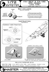 F/A-18E/F & EA-18G - Angle Of Attack probe (late) 1:72