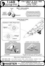 F/A-18E/F & EA-18G - Angle Of Attack probe (late) 1:48
