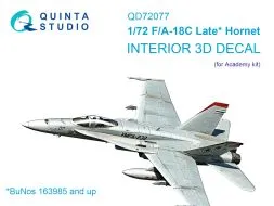 F/A-18C late interior for Academy 1:72