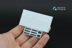 Typesetting Russian military license plates 1993-Present 1:43