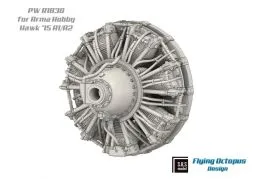 Curtiss H-75 A1/A2 Hawk engine set for Arma Hobby 1:72