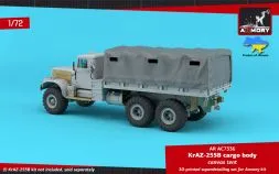 KrAZ-255B cargo truck canvas tent 1:72