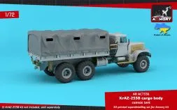 KrAZ-255B cargo truck canvas tent 1:72