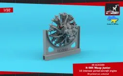 R-985 Wasp Junior aircraft engine 1:32