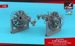 R-985 Wasp Junior aircraft engine 1:32