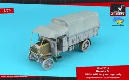 Dennis 3t British WWI Lorry - canvas tents 1:72