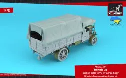 Dennis 3t British WWI Lorry - canvas tents 1:72
