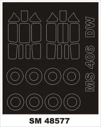 MS.406 mask for Dora Wings 1:48