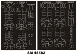 Lysander I mask for Airfix 1:48
