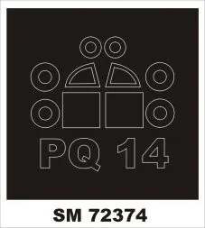 PQ-14 Cadet mask for Fly 1:72