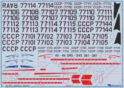 Tupolev Tu-144 supersonic "Charger" 1:144