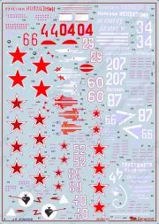 Yak-9T family decal 1:48