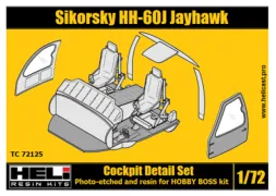 Sikorsky HH-60J Jayhawk Cockpit set 1:72
