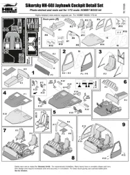 Sikorsky HH-60J Jayhawk Cockpit set 1:72