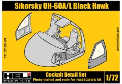 Sikorsky UH-60A/L Black Hawk Cockpit set 1:72