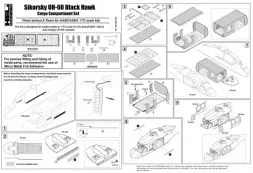 Sikorsky UH-60 Black Hawk Cargo Compartment Set 1:72
