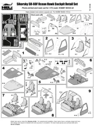 Sikorsky SH-60F Ocean Hawk Cockpit set 1:72