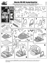 Sikorsky MH-60R Seahawk Cockpit set 1:72