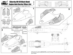 Sikorsky UH-60 Black Hawk Engine Filters (Hase.) 1:72