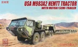 M983A2 HEMTT Tractor with M870A1 Semi-Trailer 1:72