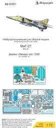 MiG-27 P.E. set for Zvezda 1:72