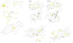 Admiral Kuznetsov Deck Aircraft P.E. set for Tumpeter 1:350