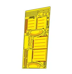 T-55AD "Drozd" mudguards for TAKOM 1:35
