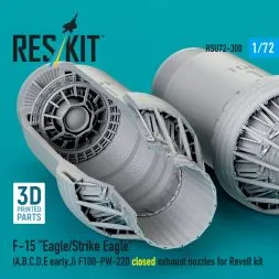 F-15 closed exhaust nozzles for Revell 1:72