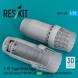 F-15 open exhaust nozzles for Revell 1:72