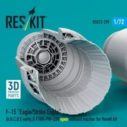 F-15 open exhaust nozzles for Revell 1:72