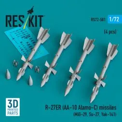 R-27ER (AA-10 Alamo-C) missiles 1:72