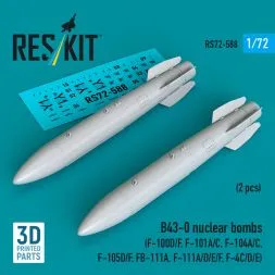B43-0 nuclear bombs 1:72