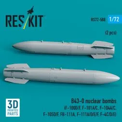 B43-0 nuclear bombs 1:72