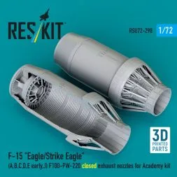 F-15 closed exhaust nozzles for Academy 1:72