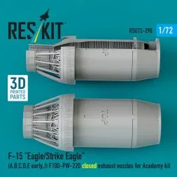 F-15 closed exhaust nozzles for Academy 1:72