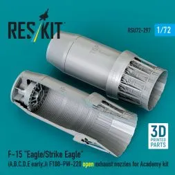 F-15 open exhaust nozzles for Academ 1:72