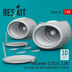 Buccaneer (S.2C/D, S.2B) air intakes for Airfix 1:48